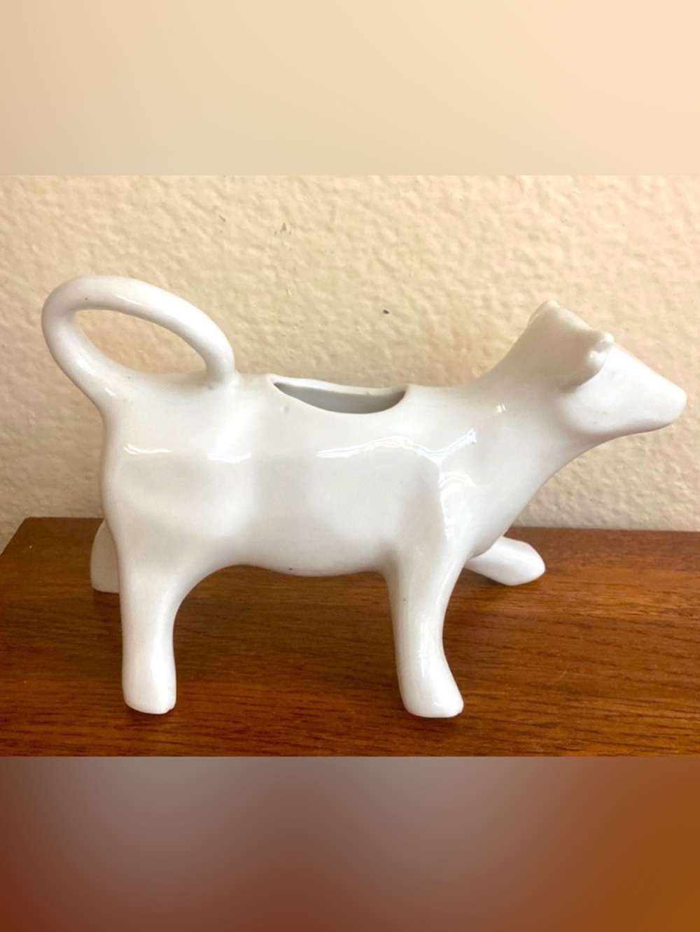 Vintage 90s Ceramic Cow Creamer